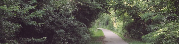 A trail in Lincoln, NE